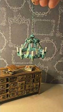 MiniatureArt: Mini Chandellier