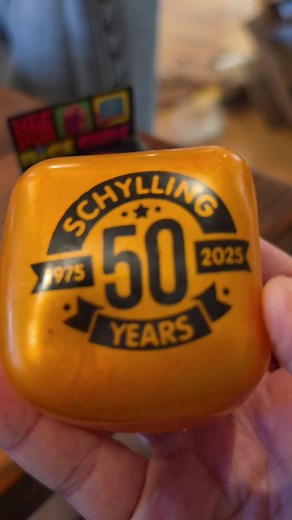 The rarest NeeDoh x2?? Ultra Rare NeeDoh - Schylling 50th Anniversary Golden Nkce Cube #needoh #needohs #needohcollection #squishytoys #squishy @NeeDoh Official
