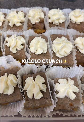 Delicious Kulolo Crunch Dessert Recipe for Thanksgiving