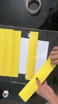 Window instructional materia// diy school project//folded window creative chart model