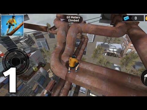 Going Up To Rooftop Parkour 3D - Gameplay Walkthrough Part 1 (Android & IOS) 