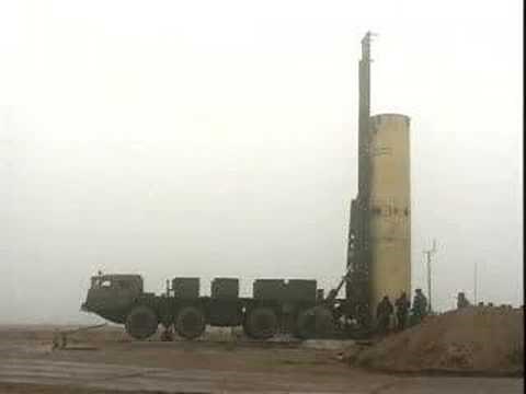 Anti-ballistic missile 53T6 Gazelle Test mission Launch.