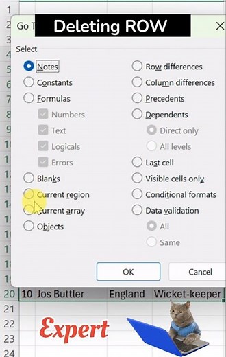 How to Delete Excel Cells Like a Pro: Quick Shortcut Tutorial 📊#excelformula #techtips #smartexcel