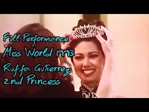 Ruffa Gutierrez - Miss World 1993, 2nd Princess | Full Performance