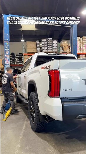 2025 Toyota Tundra TRD Offroad 4x4 Westcott Designs Lift Kit #88rotorsoffroad