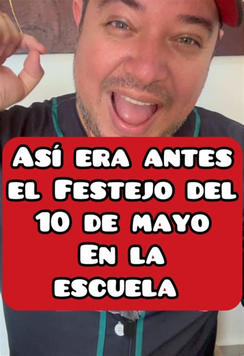 Así era antes el festejo del 10 de mayo en la escuela #80s #90s #retro #chavorucos