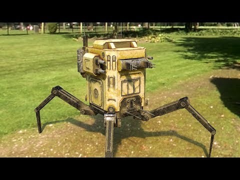 Creating materials and textures of the Spider Robot with Substance Painter
