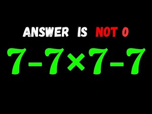 This Simple Math Equation Confuse Everyone!