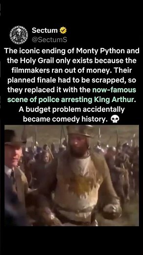 Monty Python and the Holy Grail (1975) — The Ending Was A Budget Problem