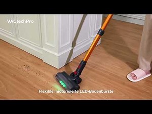 VACTechPro | V15(F02) Cordedless Vacuum | Absolutely Amazing Vacuum – Long Battery Life!