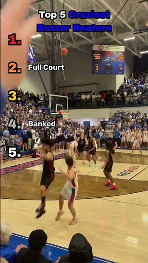 These Buzzer Beaters Were Wild😳 #basketball #sports #drama