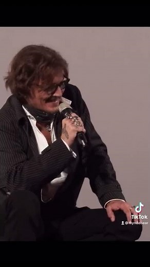 Johnny Depp reveals Willy Wonka voice.