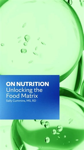 Food is more than just nutrients on a label - the way nutrients are packaged and bonded in whole foods creates a powerful “food matrix” that impacts how your body uses them. On this episode of the On Nutrition podcast series, registered dietitian Sally Cummins breaks down the science behind the dairy food matrix and how you can spot the food matrix at work in everyday foods. Listen to the episode now: https://bit.ly/4u0ktak #FoodMatrix #Nutrition