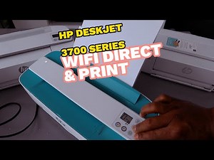How To Setup /Connect HP Deskjet To WIFI Direct & Print: A Step by Step Guide!!