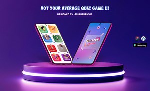 Quizzzy Trivia- Quiz Game UI UX Design - Arij Berriche