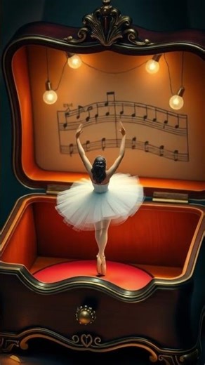 💃 Miniature Dancing Girl | Tiny Magic Moves on Table ✨🎵