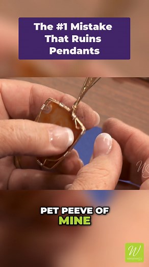 Ever made a pendant only to realize the bail is too small for a chain? Here’s why bail size can make or break your design. 👉 Not sure which wire size works for your next technique? Download our free Jewelry Wire Gauge Chart and pick the right wire every time: https://bit.ly/Wire-Gauge-Chart | WireJewelry