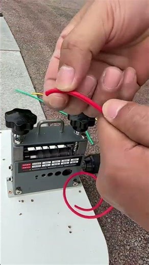 Amazing Automatic Wire Stripping Machine! ⚡ #Shorts #Technology