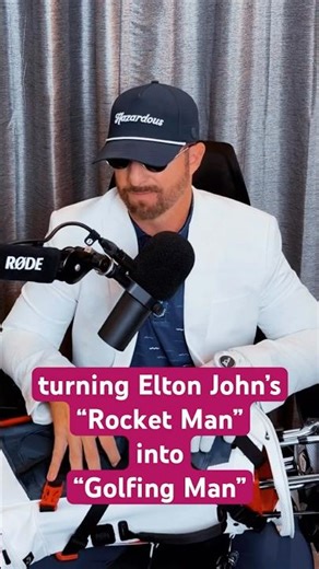 Elton John’s “Rocket Man” from a golfer’s POV