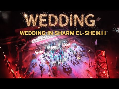 Best Places to Celebrate Your Wedding | Stunning Drone Party Shot in Sharm El Sheikh