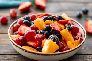 RECIPE HERE --> https://www.julieseatsandtreats.com/easy-fruit-salad/ This Fruit Salad is perfect for entertaining during the summer. Quick, easy and makes a big batch for potlucks, backyard parties and BBQs! | Julie's Eats & Treats - Easy, Family Friendly Recipes