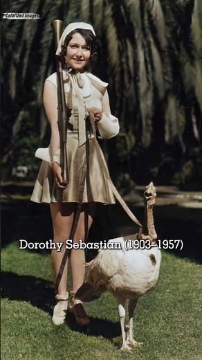 Dorothy Sebastian’s Thanksgiving Turkey Walk / HD Animated & Colorized Photographs