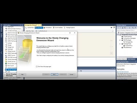 SSIS Tutorial - Incremental Data Load - Slowly Changing Dimension