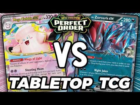 Can Mega Clefable ex Defeat N's Zoroark ex in this Pokemon TCG Tabletop Match!?!
