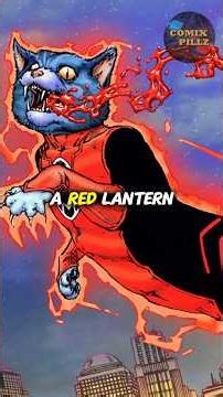 RED LANTERN CAT'S ORIGIN! 🐱🔴 #shorts #comics #dc #redlantern #greenlantern