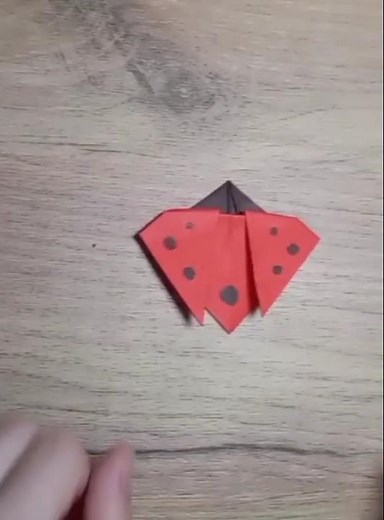 Easy origami Ladybug/ Paper Ladybug