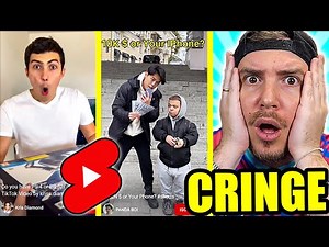 REACTION to YOUTUBE SHORTS (much WORSE than TikTok) *cubic cringe*