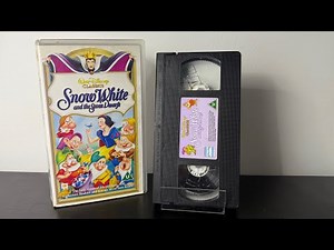Snow White and the Seven Dwarfs VHS Unboxing - Walt Disney (UK)