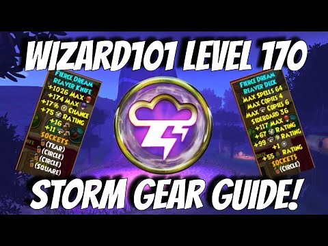 Wizard101: Level 170 Storm Gear Guide (PvE)