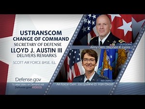 U.S. Transportation Command Change of Command at Scott Air Force Base