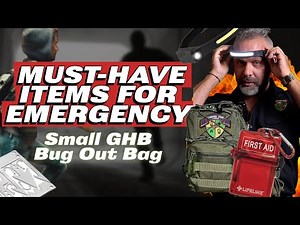 Must-Have Items for Emergencies - Small Get Home Bag (GHB) - Compact Bug Out Bag for Convenience