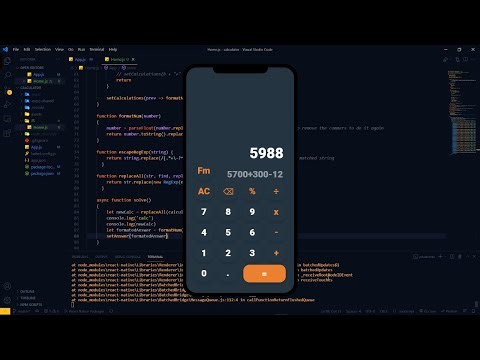 Speed Building a Calculator App! │ Design and Dev │ Javascript React Native Expo