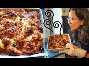 Croissant Pudding recipe / Pudding aux croissants