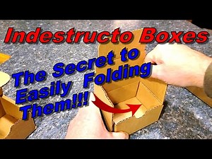 The Secret to How to Fold an Indestructo Box!