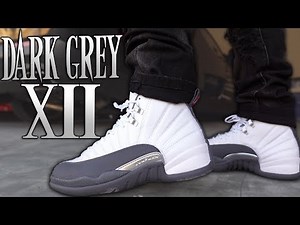 AIR JORDAN 12 DARK GREY REVIEW AND ON FOOT IN 4K !!!
