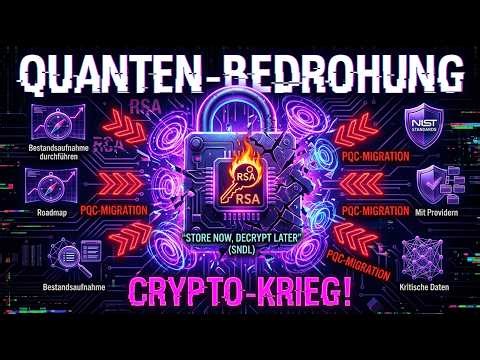 ☢️ Quanten-Bedrohung: RSA & ECC tot 2026? #QuantenBedrohung #QuantumThreat #postquantum