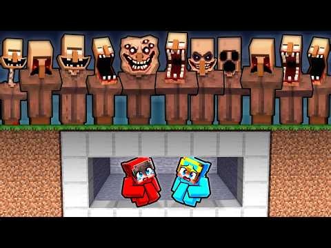 DOOMSDAY BUNKER vs SCARY VILLAGE..