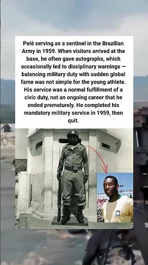 Pelé as Military Sentinel