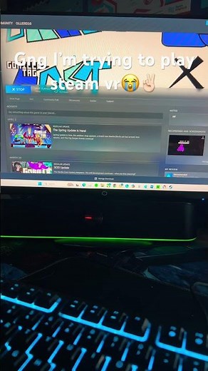 Why dose it NOT LET ME play STEAM VR GORILLA TAG? #viral #steamvr #gorillatag #shorts