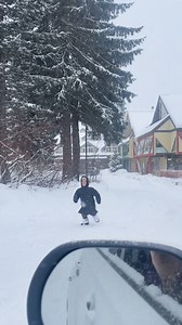 Little Man Runs Through Snowstorm! | John L Ferguson
