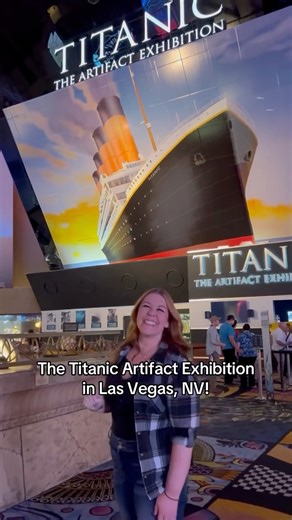 11K views · 31K reactions | The beautiful Titanic Artifact Exhibition in Las Vegas, NV! ✨ #titanic #titanicexhibition #titanicexperience #titanicexhibit #titanicmuseum #artifacts #history #beautiful #lasvegas #historical | Amber Kacherian | Facebook