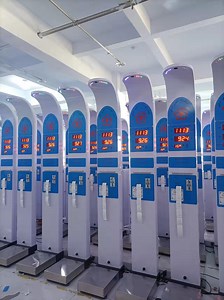 [Hot Item] Coin Operated Weight and Height Scale BMI Machine for Commercial Vending