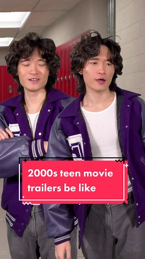 2000s teen movie trailers be like #2000sthrowbacks #2000smovies #teenmoviesbelike #disney #comedyskit #pov #disneychannel