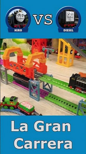 Hiro vs Diesel - La Gran Carrera - Thomas y sus Amigos en Español