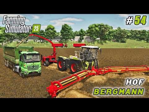 This Tractor Setup Changed How We Collect Straw | Farming simulator 25 | Hof Bergmann | Timelapse#54