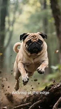 “Hero Pug Saves Baby Foxhound From 100ft Waterfall Disaster